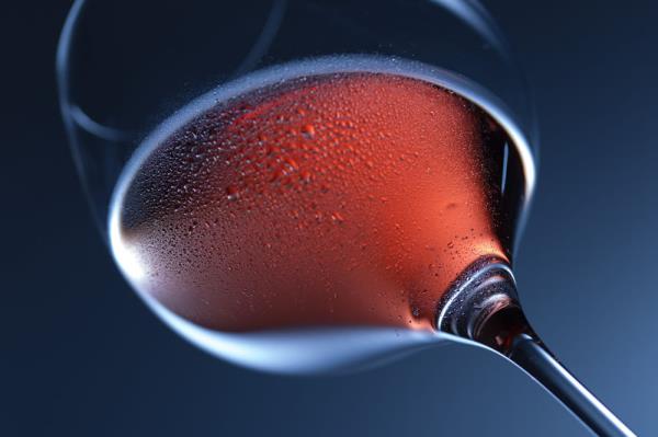 醒酒搖晃酒杯的同時，可以邊欣賞葡萄酒美麗的色澤